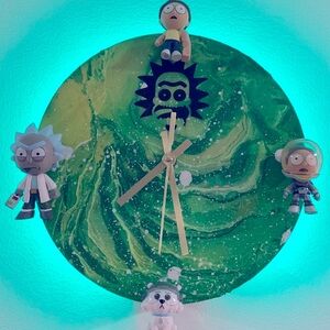Rick and Morty FUNKO Neon Hydro Dipped LED Wall Light